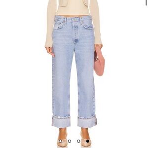 Agolde Fran low slung straight leg jeans